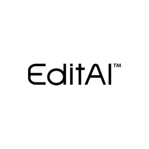 &bdquo;EditAI&ldquo; logotipas.