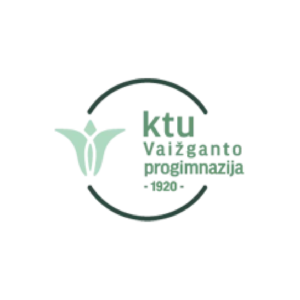 KTU Vaižganto progimnazijos logotipas.